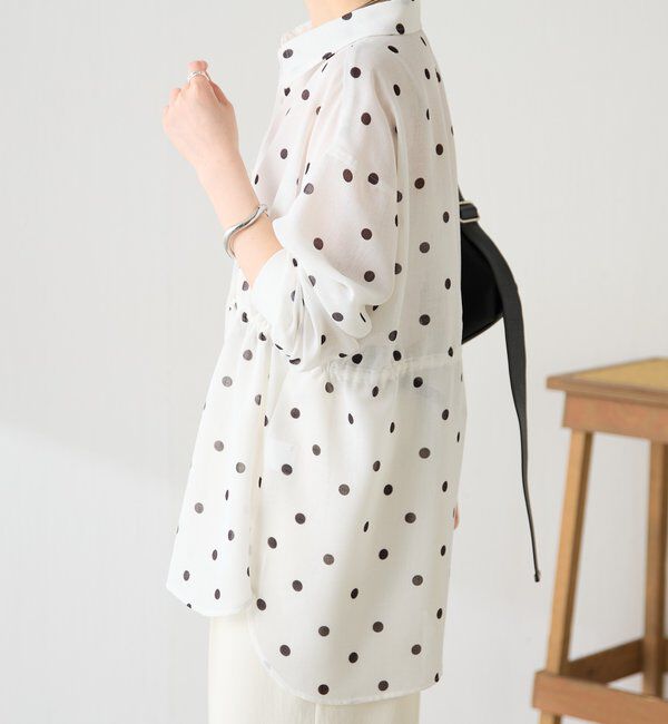  「メッシュドロストシャツ/シアー」|シャツ・ブラウス|