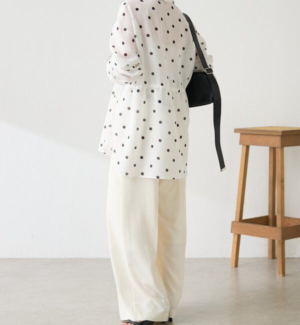  「メッシュドロストシャツ/シアー」|シャツ・ブラウス|