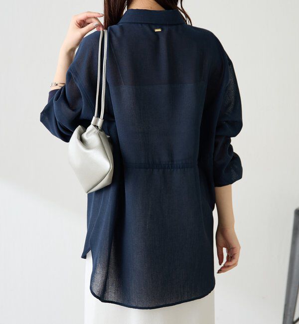  「メッシュドロストシャツ/シアー」|シャツ・ブラウス|