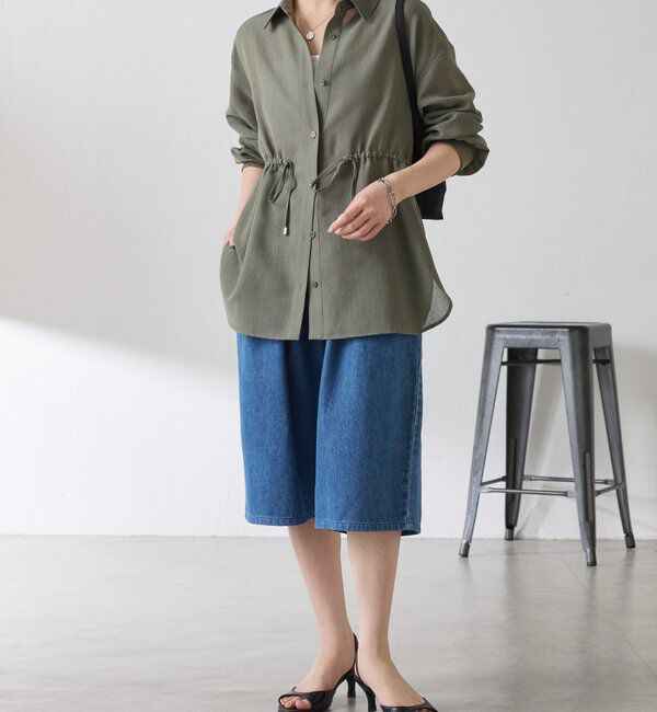  「メッシュドロストシャツ/シアー」|シャツ・ブラウス|