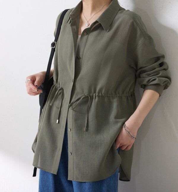  「メッシュドロストシャツ/シアー」|シャツ・ブラウス|