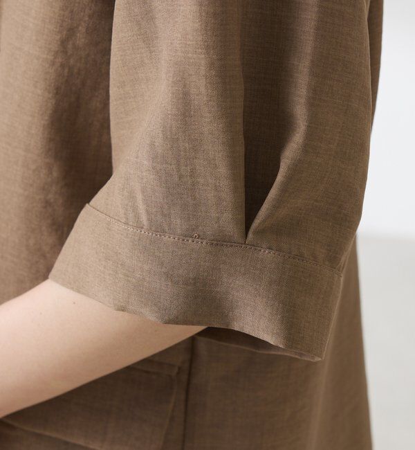  「【冷房/紫外線対策】シアーハーフスリーブジャケット」|ベスト・ジレ|