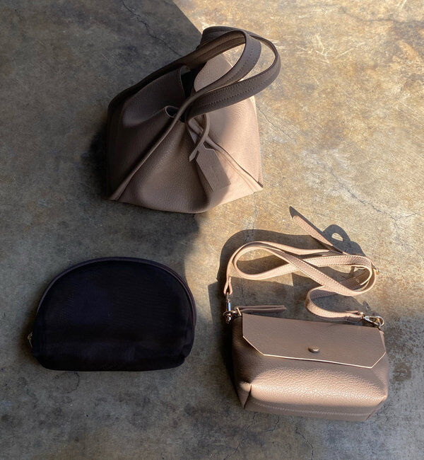  「【ベストセラーアイテム】ミニショルダー付ソフトレザー調ミニバッグ」|トートバッグ|