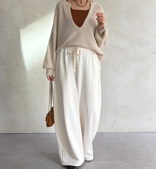  「スクエアニットタンク」|ニット・セーター|