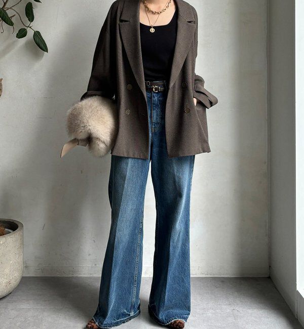  「スクエアニットタンク」|ニット・セーター|