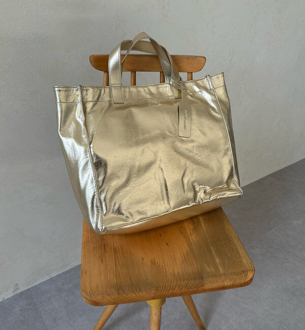  「【新色追加】【WEB限定】 ソフトメタリックショッパー」|トートバッグ|