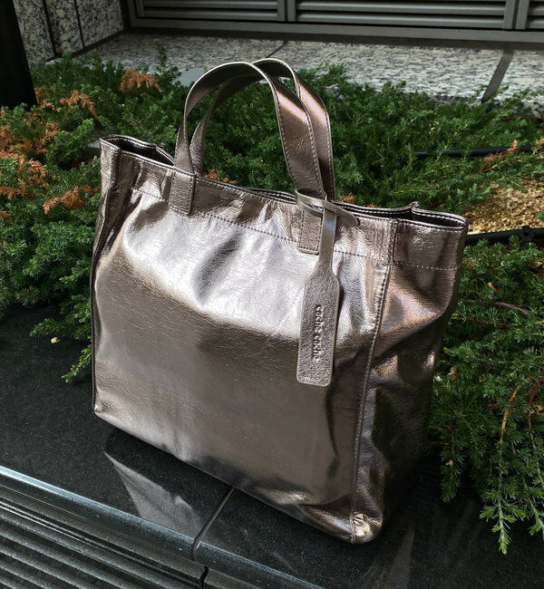  「【新色追加】【WEB限定】 ソフトメタリックショッパー」|トートバッグ|