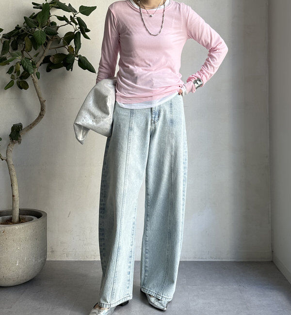  「【新色追加】コットンシアーTEE」|Tシャツ・カットソー|