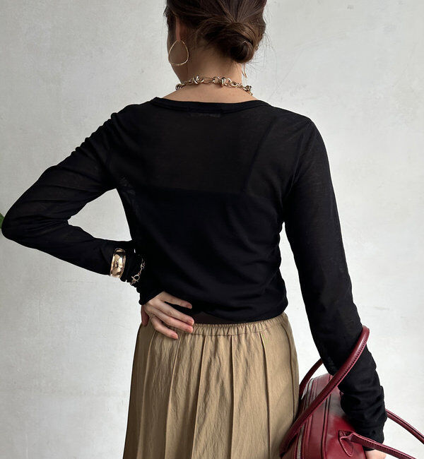  「【新色追加】コットンシアーTEE」|Tシャツ・カットソー|