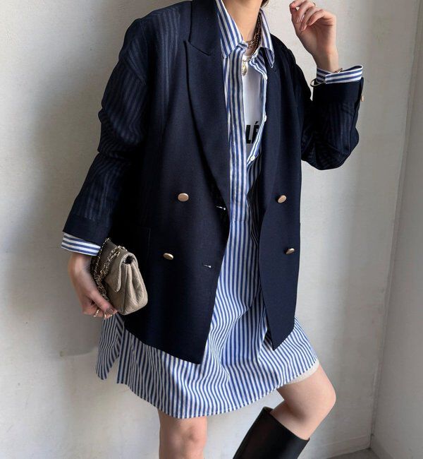  「メッシュダブルジャケット」|テーラードジャケット|