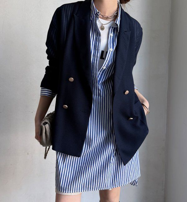  「メッシュダブルジャケット」|テーラードジャケット|