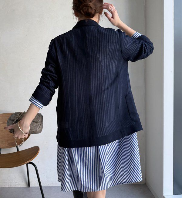  「メッシュダブルジャケット」|テーラードジャケット|