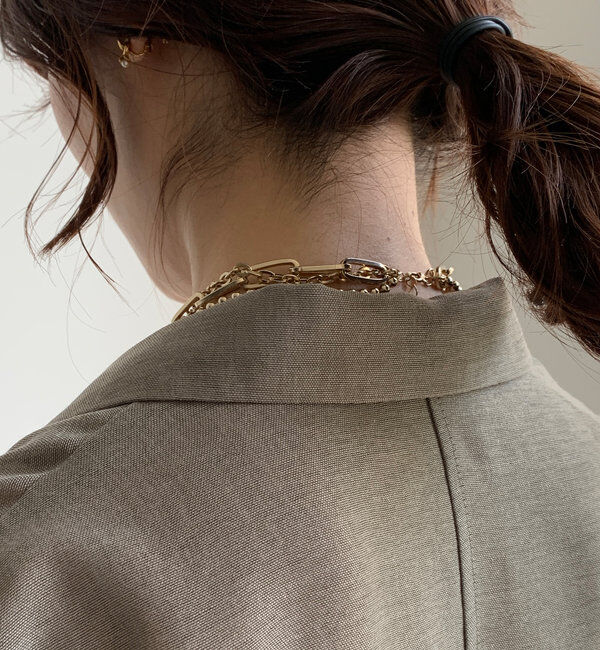  「【ウォッシャブル】シアーダブルジャケット」|テーラードジャケット|