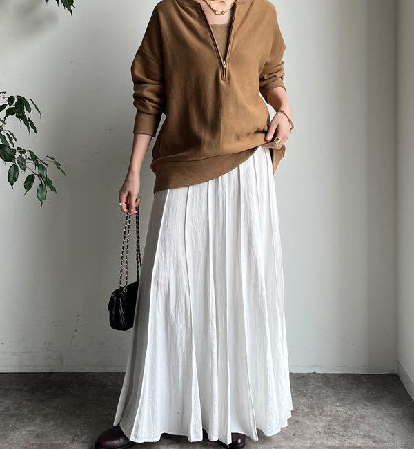  「パネルプリーツスカート」|スカート|