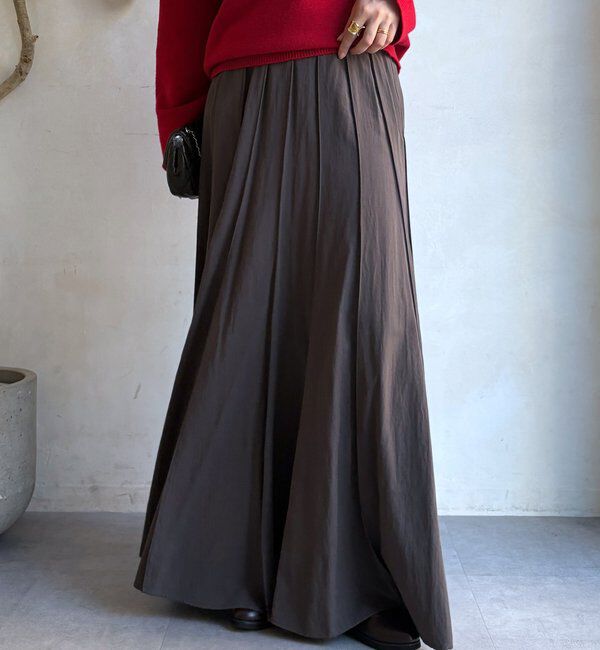  「パネルプリーツスカート」|スカート|