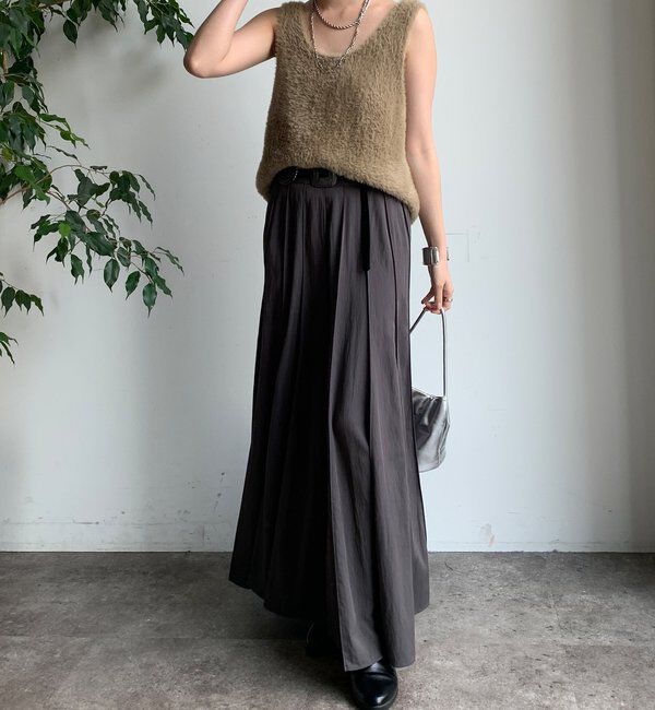  「パネルプリーツスカート」|スカート|