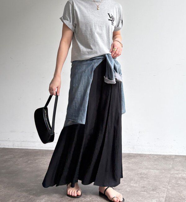  「パネルプリーツスカート」|スカート|