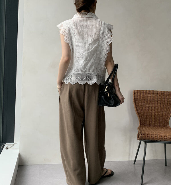  「ドロストスウェットパンツ」|チノ|