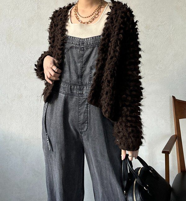  「【新色追加】リヨセルデニムオールインワン」|ワンピース|