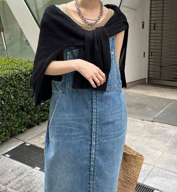  「デニムキャミジャンスカ」|ワンピース|