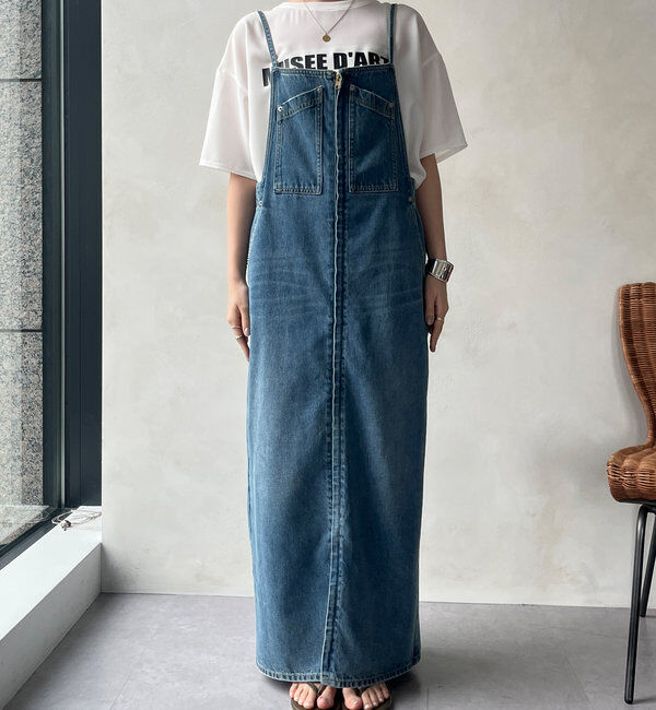  「デニムキャミジャンスカ」|ワンピース|