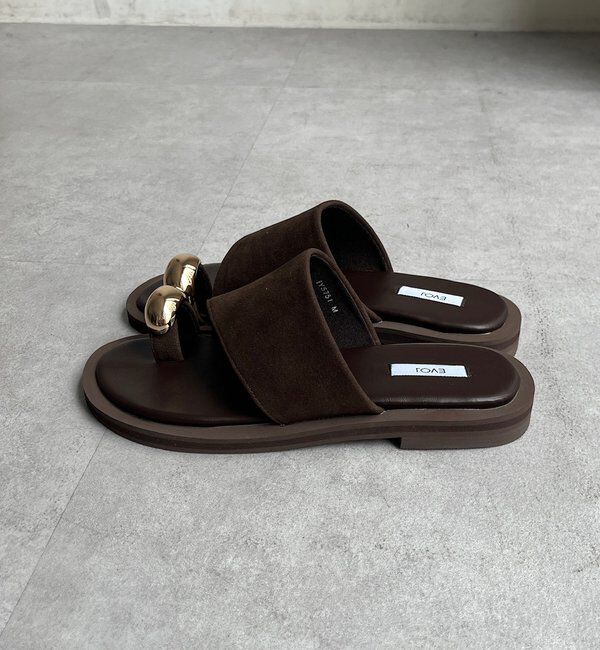  「GOLDリングトングサンダル」|サンダル|