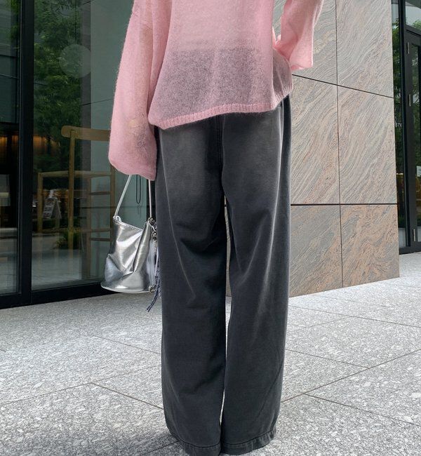  「【デニムなのにスウェット!?】デニムスウェットパンツ」|チノ|