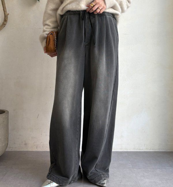  「【デニムなのにスウェット!?】デニムスウェットパンツ」|チノ|
