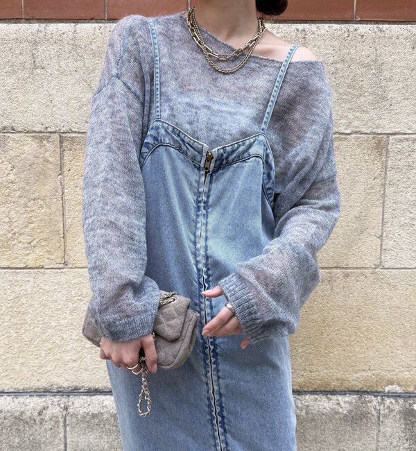  「シアーモヘヤプルオーバー」|ニット・セーター|