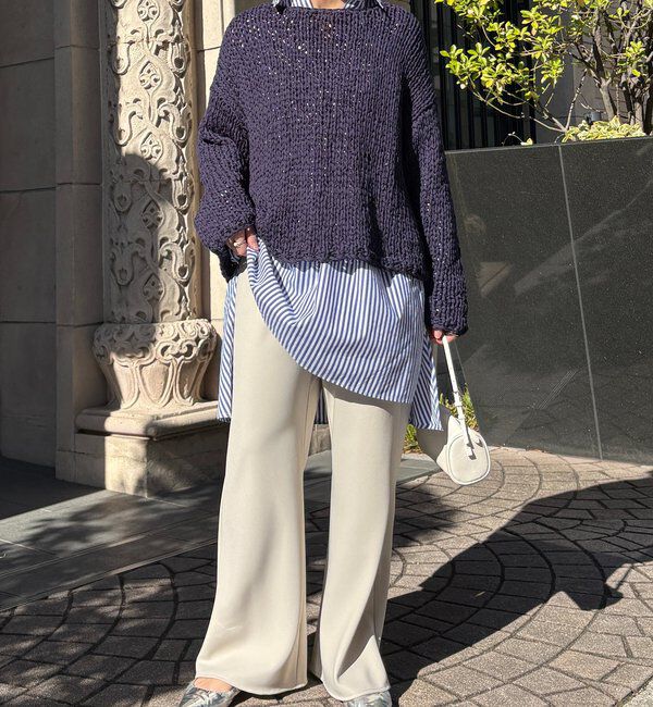  「バイヤスセミフレアパンツ」|チノ|