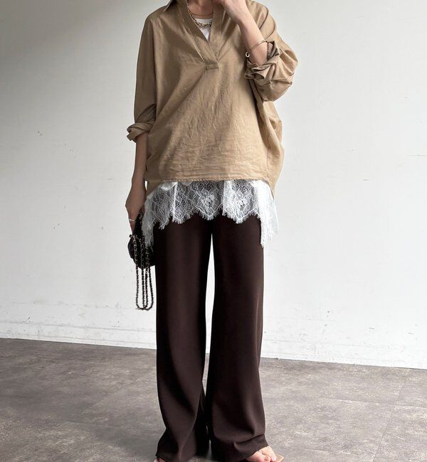  「バイヤスセミフレアパンツ」|チノ|