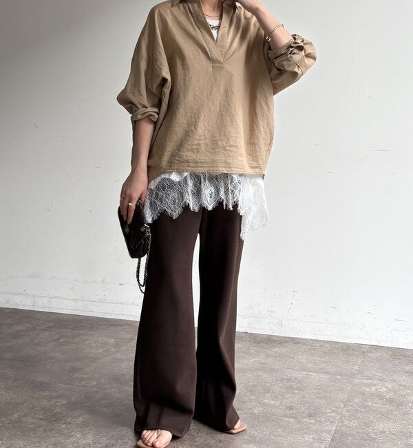  「バイヤスセミフレアパンツ」|チノ|