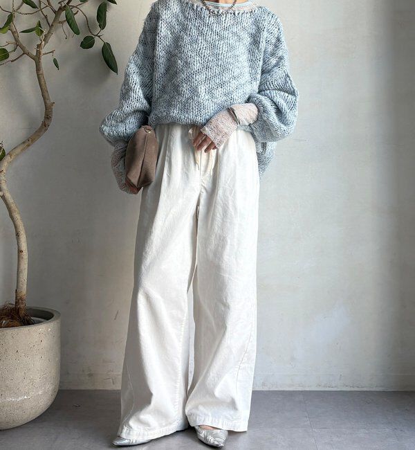  「レースロングスリーブトップス」|Tシャツ・カットソー|