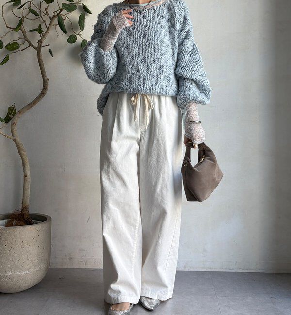  「レースロングスリーブトップス」|Tシャツ・カットソー|