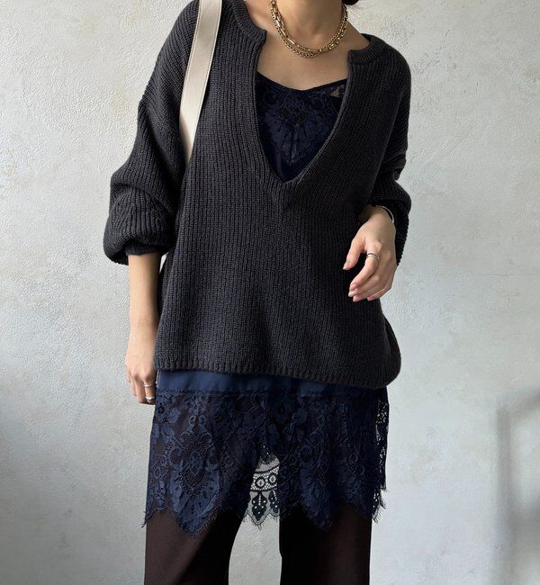  「レースキャミチュニック」|シャツ・ブラウス|