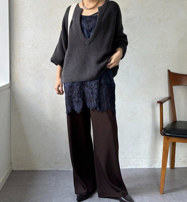  「レースキャミチュニック」|シャツ・ブラウス|