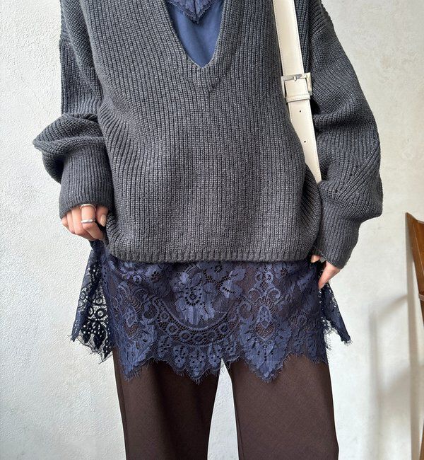  「レースキャミチュニック」|シャツ・ブラウス|