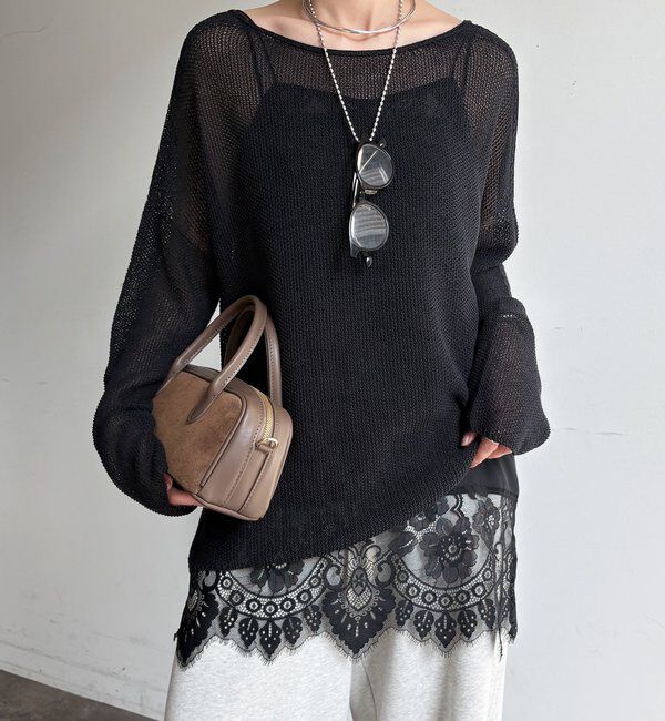  「レースキャミチュニック」|シャツ・ブラウス|