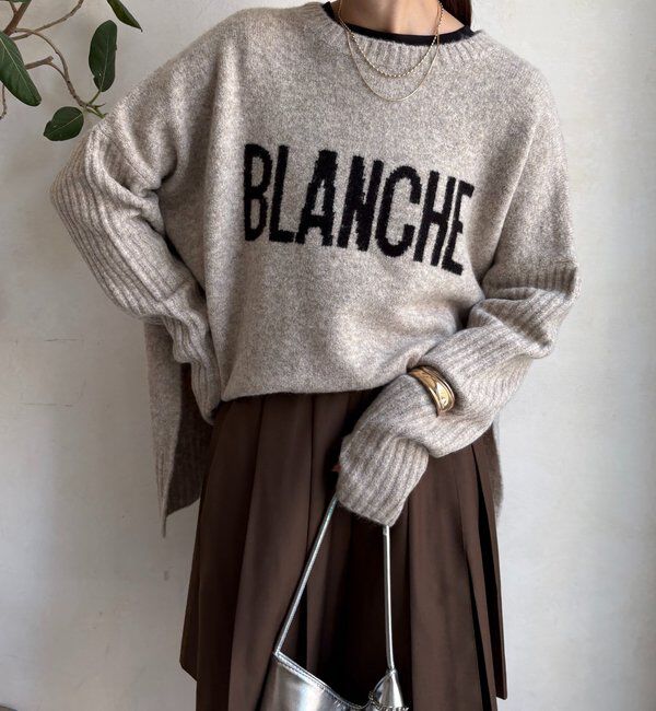  「BLANCHE プルオーバー」|ニット・セーター|エクリュ