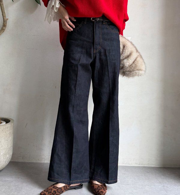  「ルーズフレアデニム」|デニム|