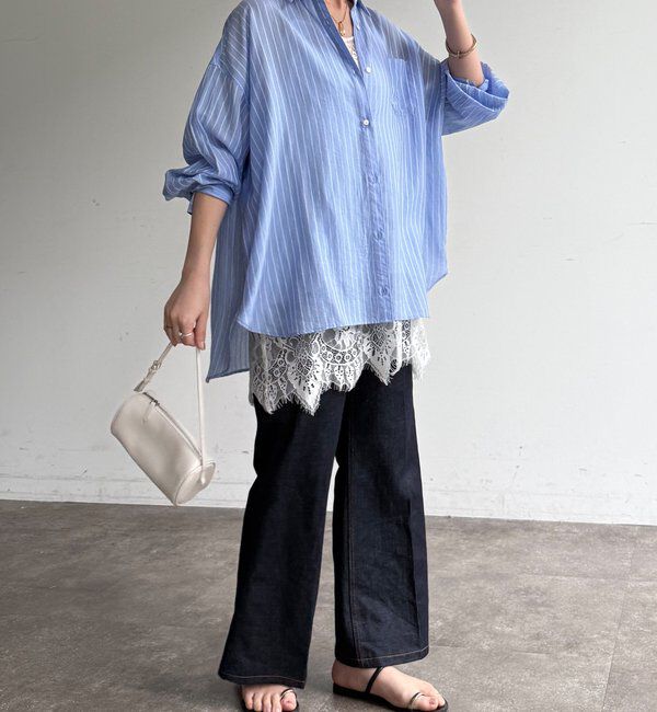  「ルーズフレアデニム」|デニム|