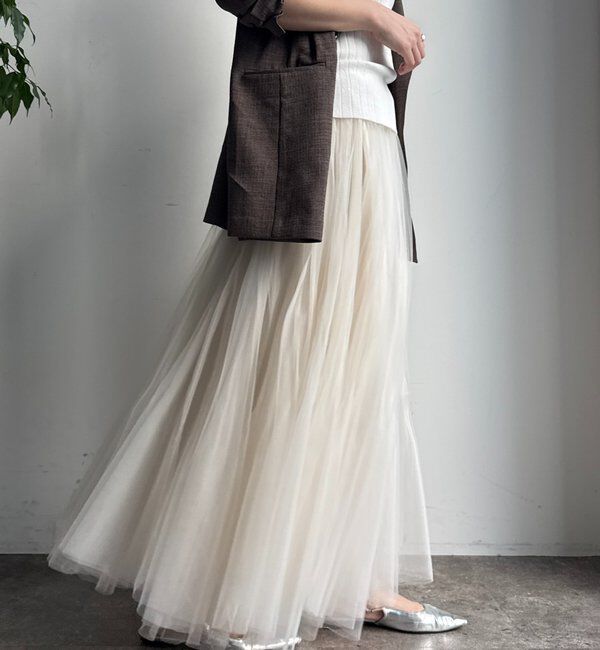  「ダブルチュールスカート」|スカート|