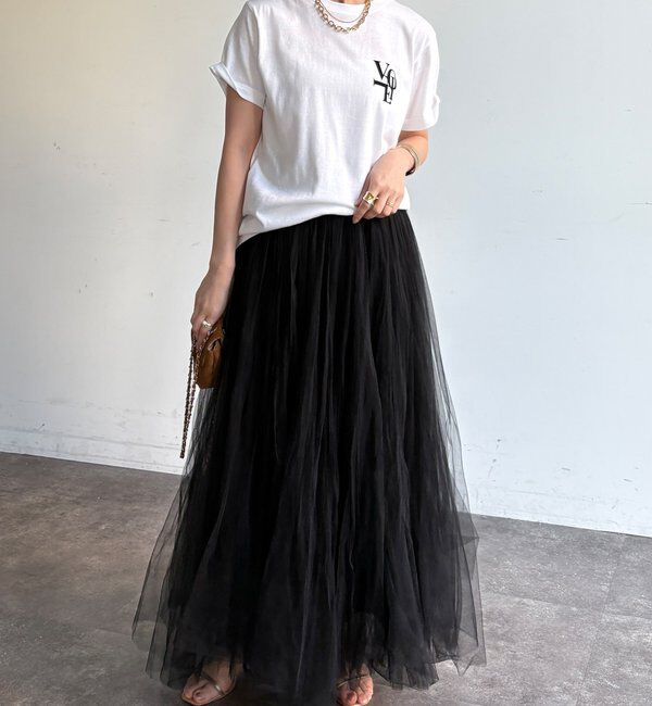  「ダブルチュールスカート」|スカート|