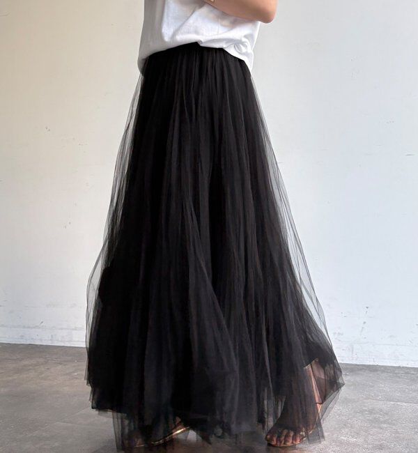  「ダブルチュールスカート」|スカート|