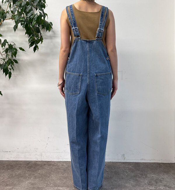  「深Vデニムサロペット」|ワンピース|