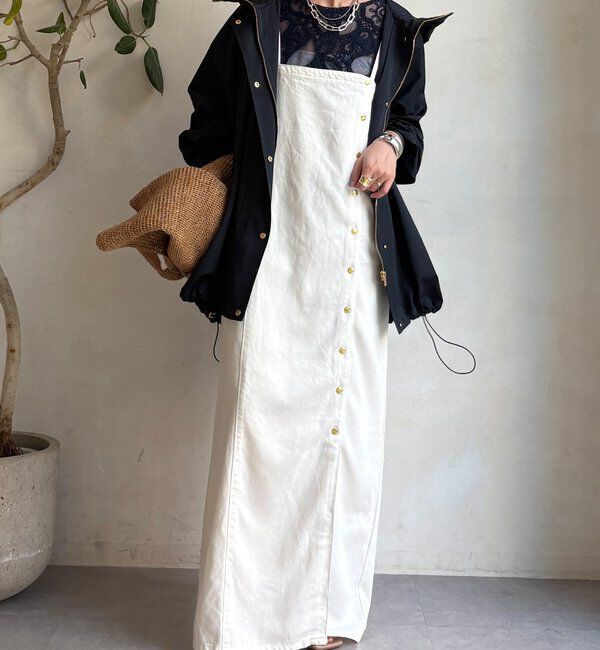  「フロントボタンジャンスカ」|ワンピース|オフホワイト