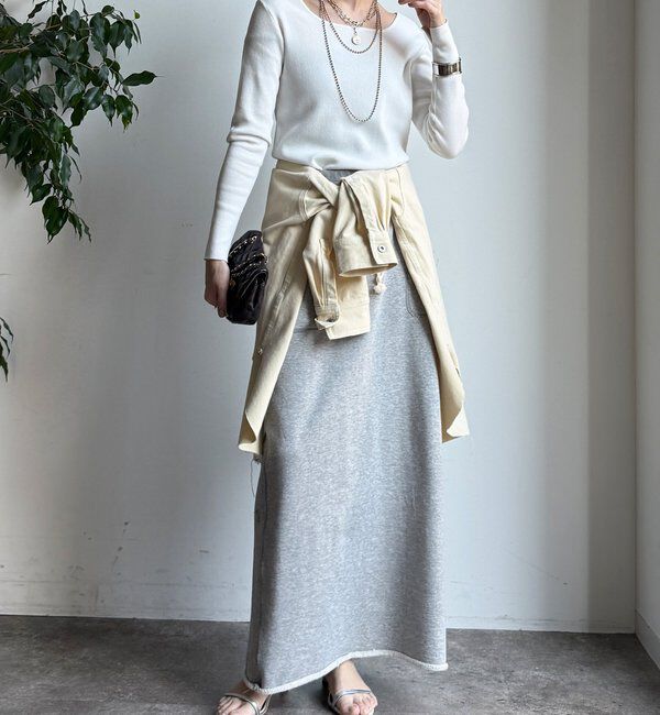  「【REI企画カラーあり】スクエアニットロングスリーブプルオーバー」|ニット・セーター|