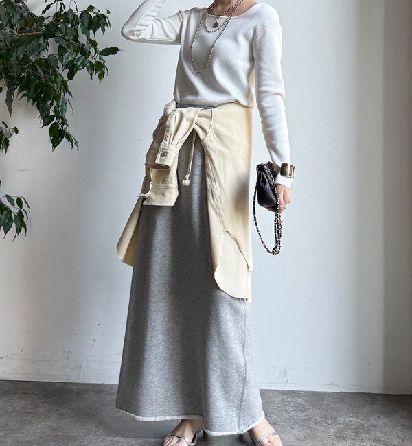  「【REI企画カラーあり】スクエアニットロングスリーブプルオーバー」|ニット・セーター|