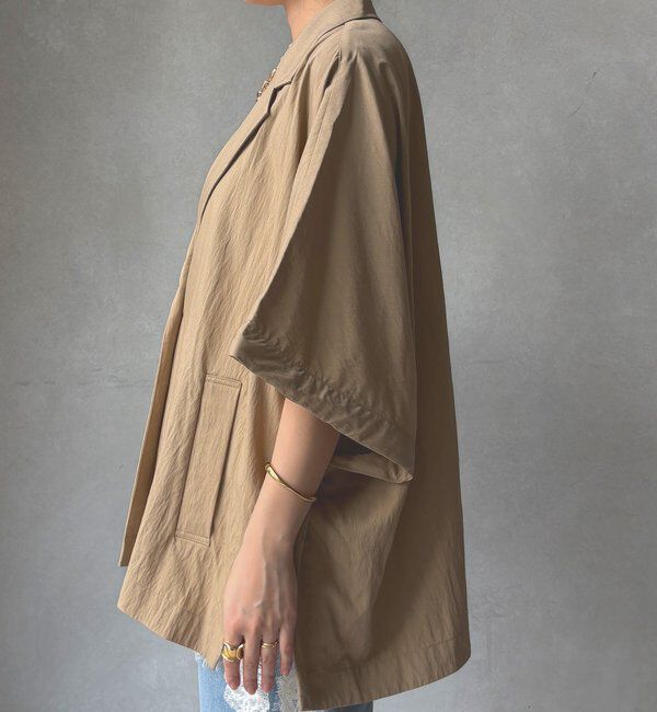  「【WEB限定】ポンチョテーラードジャケット」|テーラードジャケット|