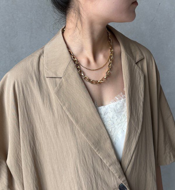  「【WEB限定】ポンチョテーラードジャケット」|テーラードジャケット|